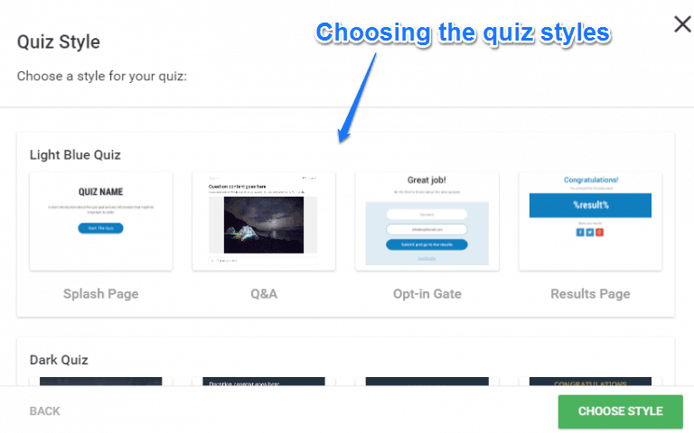 Choosing-the-quiz-styles